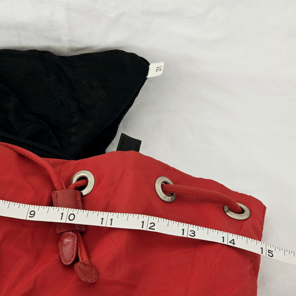 Prada Red Nylon Backpack - Picture 10 of 10